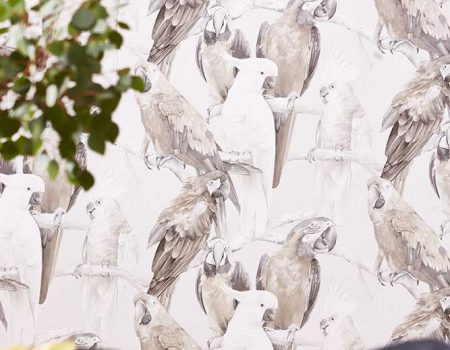 Wandgestaltung Tapete Aquarell